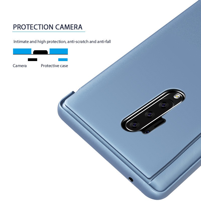 Bao Da Tráng Gương Thời Trang Cho Oneplus 8 Pro One Plus 8pro