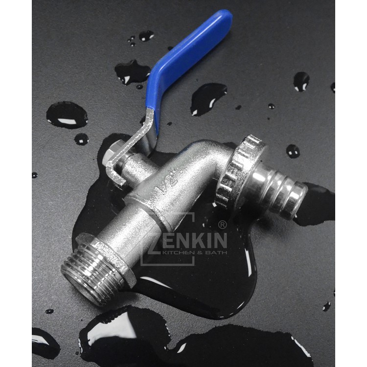 Vòi vườn hợp kim tay inox Zenkin ZK0706