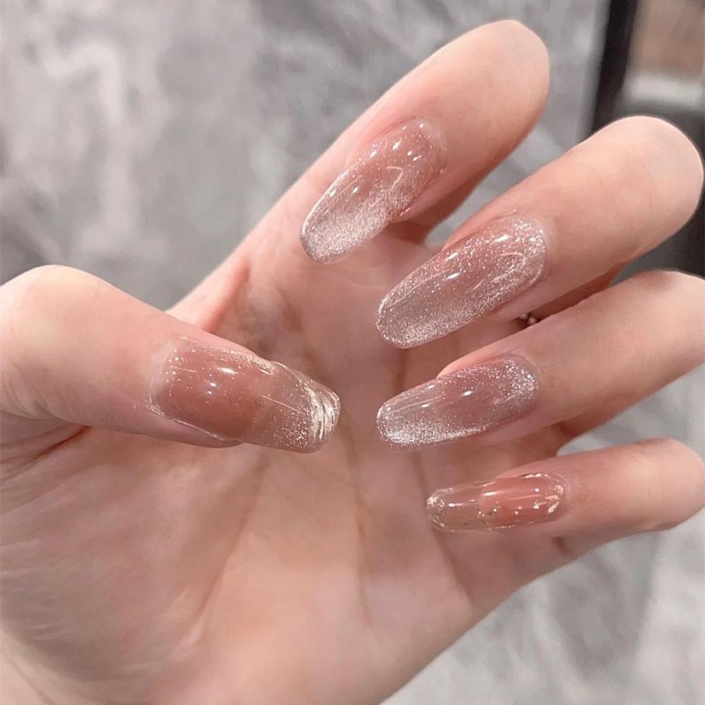 MIHAN1 Bộ 24 Móng Tay Giả Che Phủ Toàn Diện Cho Nữ Và Nữ