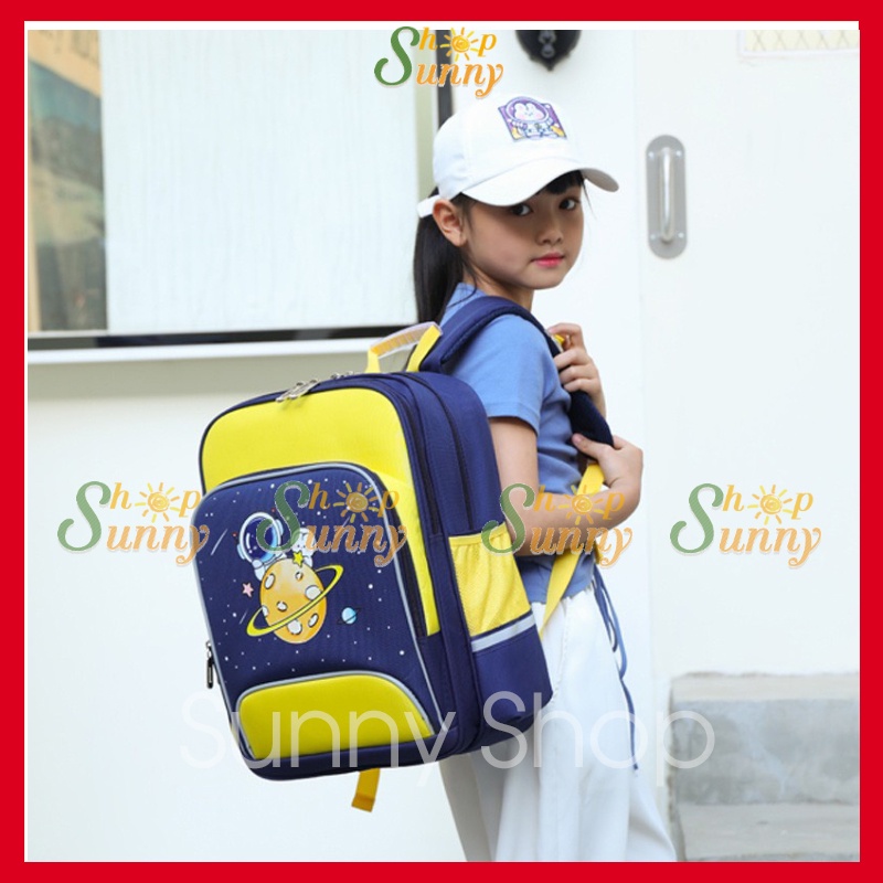 Balo trẻ em đi học tiểu học cặp xách cho bé trai bé gái cấp 1 size 40 lớp 2 3 4