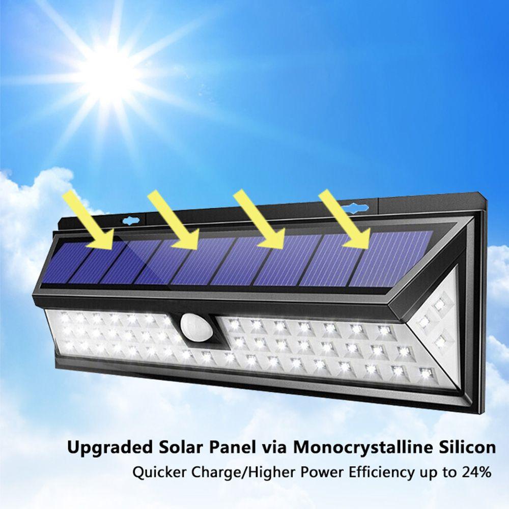 Đèn LED Cảm Biến Sử Dụng Năng Lượng Mặt Trời Chống Thấm Nước Trang Trí Sân Vườn Ngoài Trời