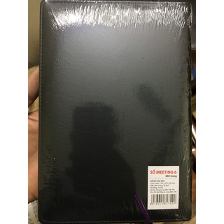 SỔ DA CAO CẤP MEETING M6 200 TRANG (Giấy vàng)
