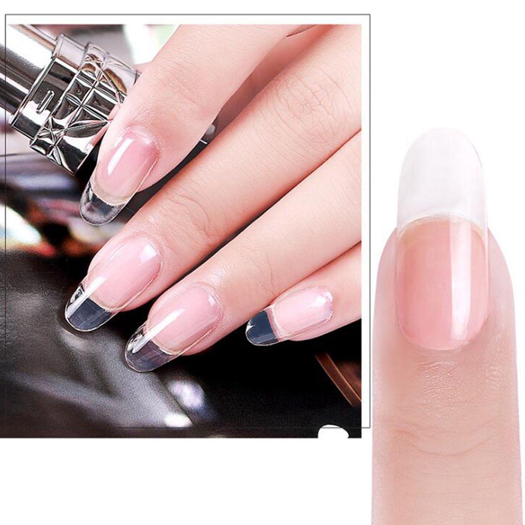 CACTU Bộ 50 / 100 Khuôn Đắp Nối Dài Móng Tay Kiểu Pháp Dễ Sử Dụng