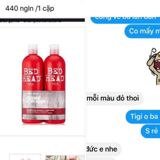 Dầu gội tigi đỏ