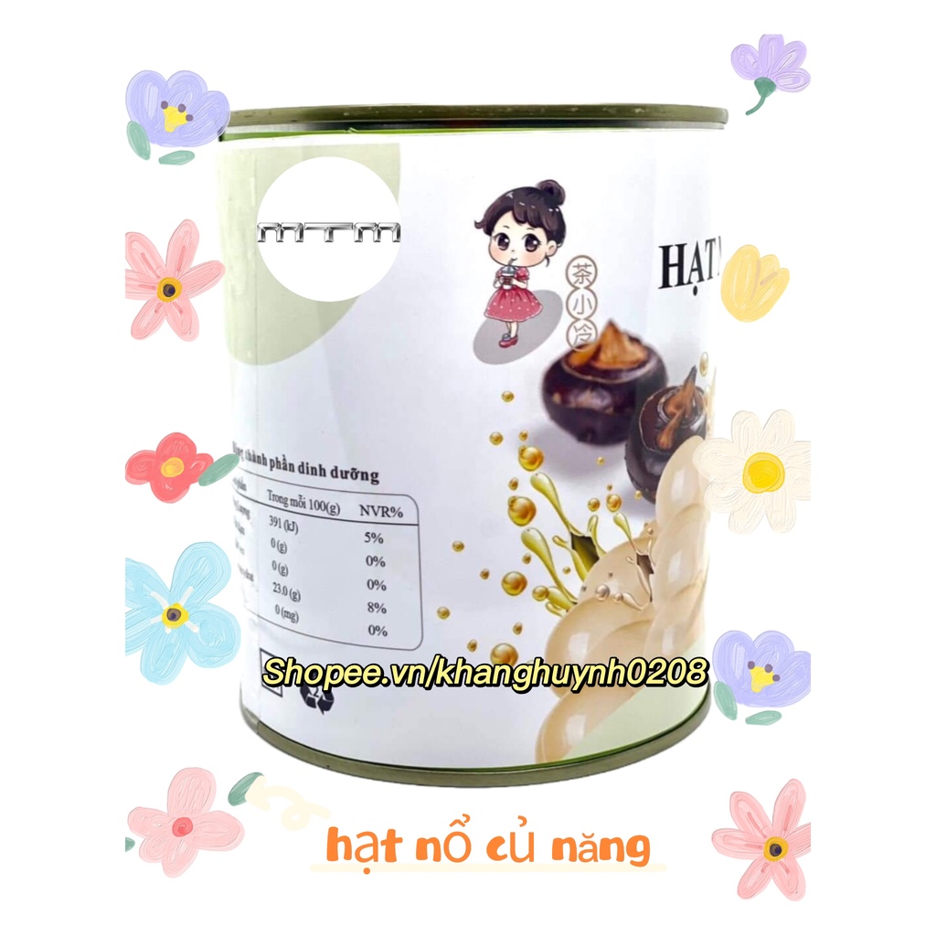 Hạt Thủy Tinh/ Hạt Nổ Nhân Củ Năng 900g