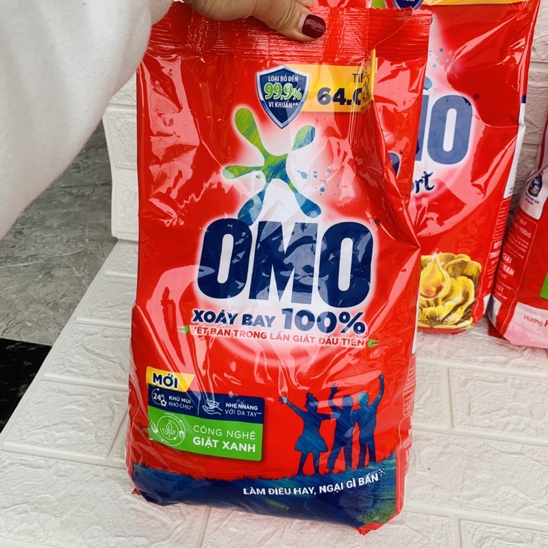 Bột Giặt Tay Omo 3kg/2,7kg, siêu tiết kiệm , siêu sạch