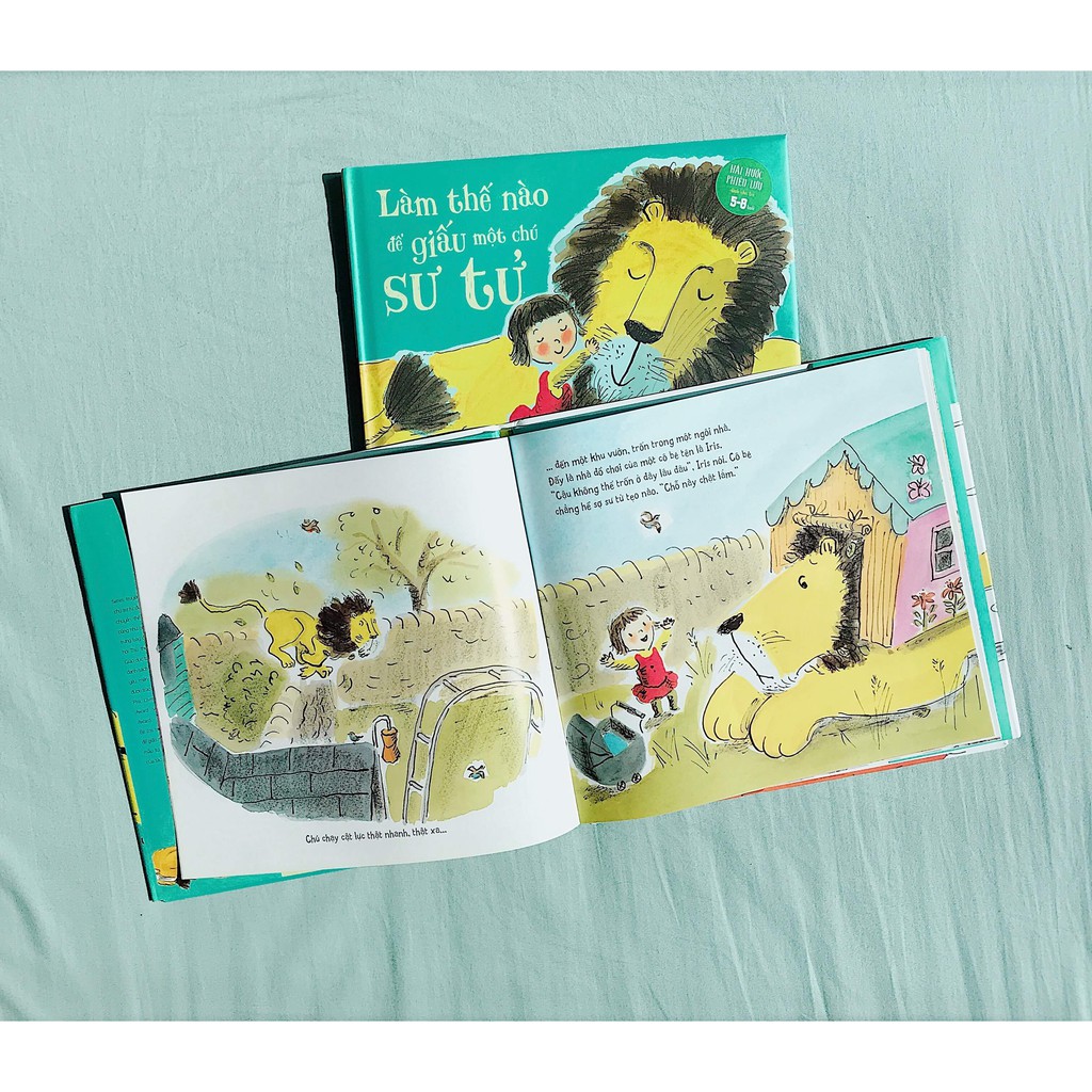 Sách - Làm thế nào để giấu một chú sư tử - Crabit Kidbooks