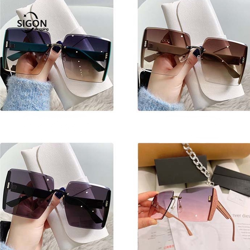 Kính Mát Gọng Vuông Thời Trang Cho Nữ