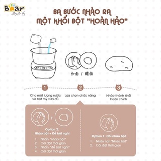 Máy nhồi bột bear HMJ-A50B1 ( 5L) Hàng Chính Hãng, dụng cụ làm bánh, máy nhào bột chính hãng