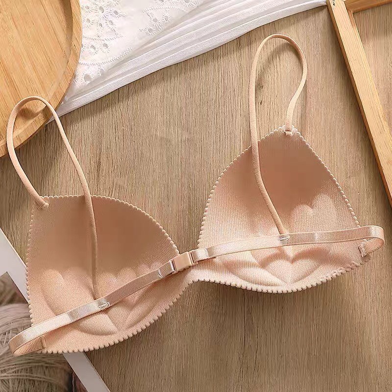 Áo Lót Không Gọng Đúc Su Mỏng Nhẹ Cài Sau Bản Dây Nhỏ Thời Trang PINK STORE 818 | BigBuy360 - bigbuy360.vn