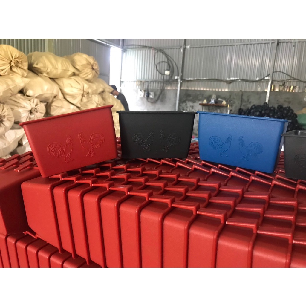 Combo 10 Cái Gáo Vuông Size Lớn Cho Gà Ăn Uống