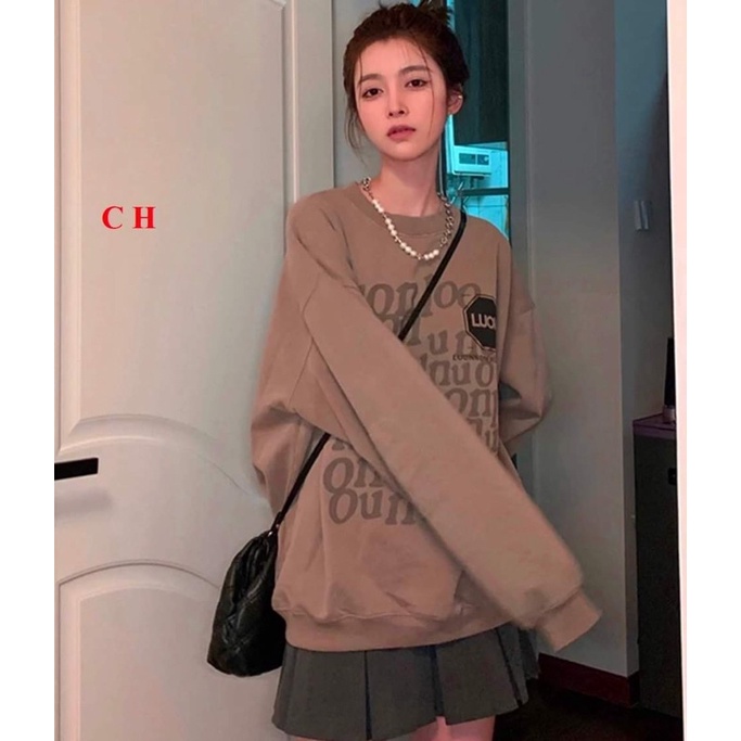 Áo sweats nỉ cotton luôn CH12