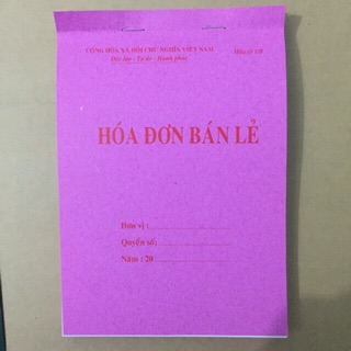 Hoá đơn bán lẻ