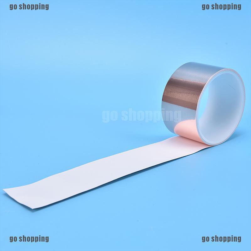 {go shopping}50mm x 3m EMI Copper Foil Shielding Tape Conductive Self Adhesive Barrier Guitar	New