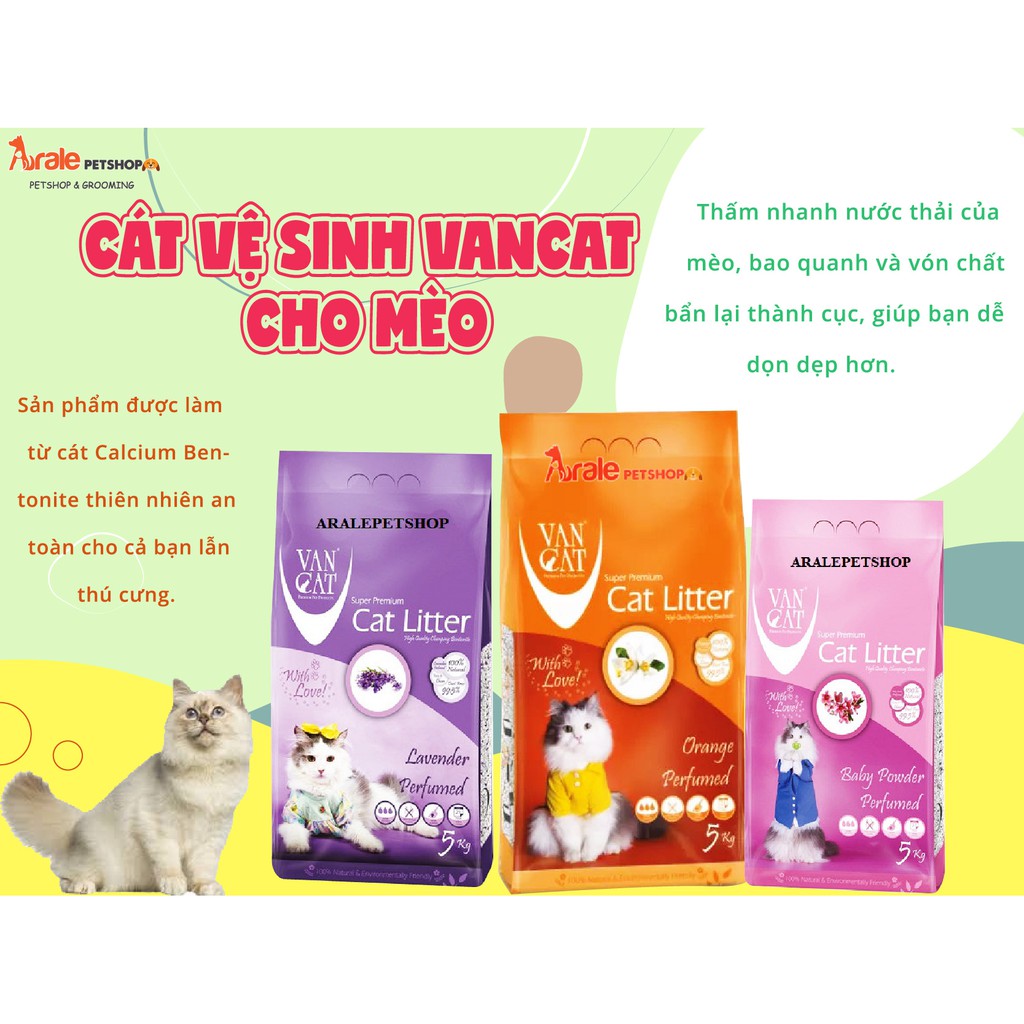 [FREESHIP] CÁT VỆ SINH VANCAT CHO MÈO