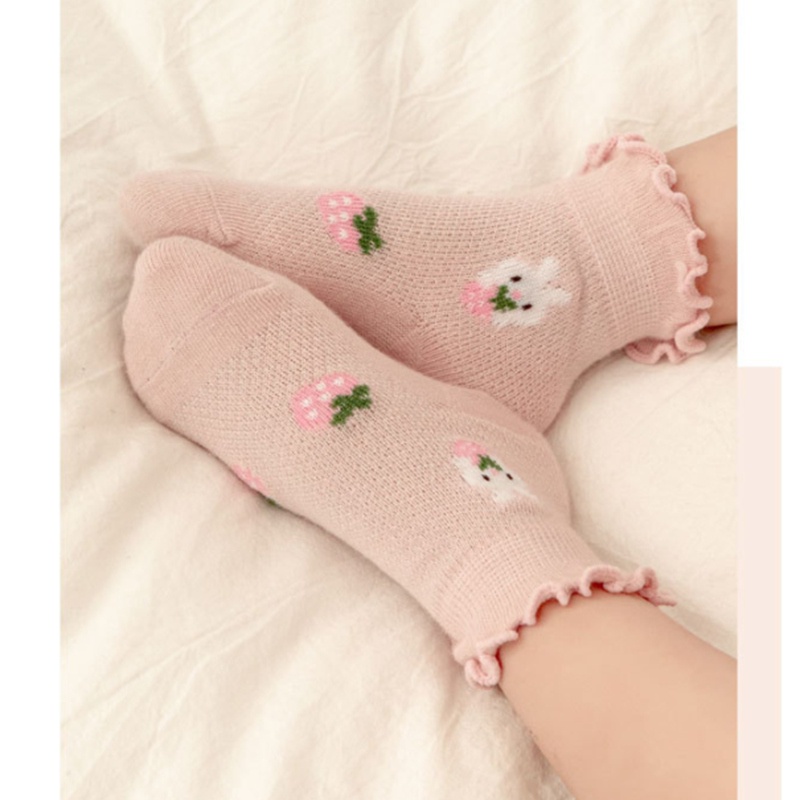 Vớ Cotton Ren Hoa Dễ Thương Cho Bé GáI (0-6 TuổI)