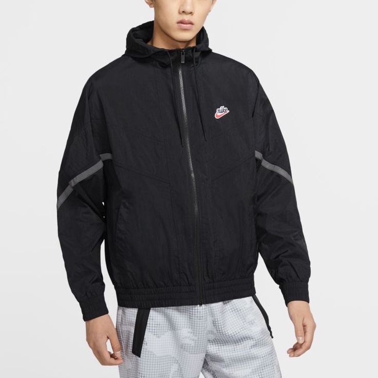 ÁO KHOÁC NIKE HERITAGE WINDRUNNER+ JACKET - ĐEN