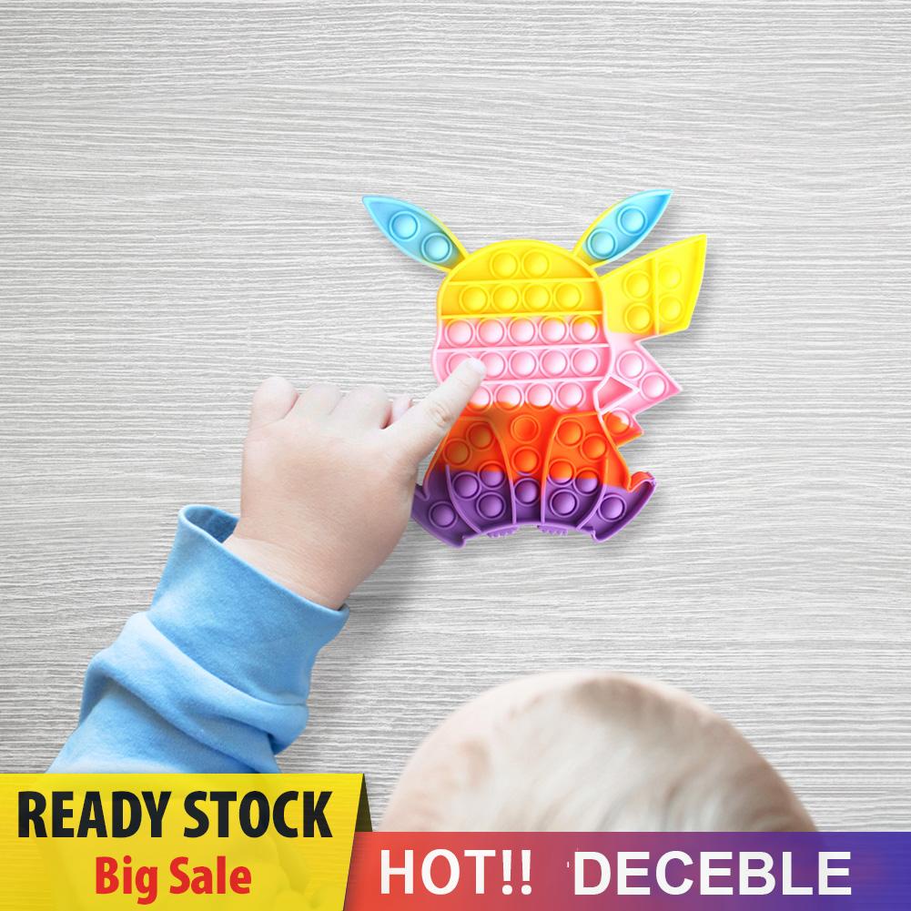 Đồ Chơi Silicone Tạo Bong Bóng Hình Hoạt Hình Giáo Dục Sớm Cho Bé