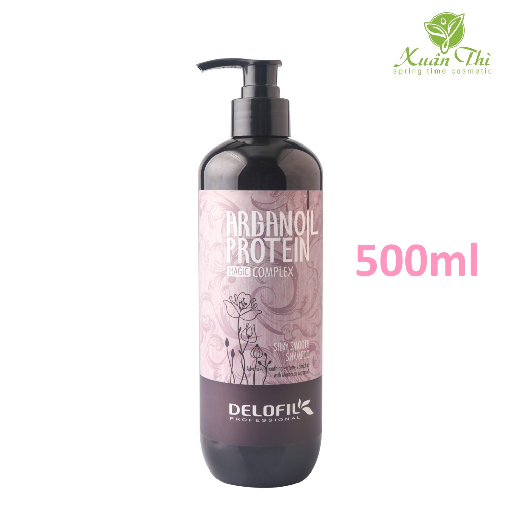 Dầu gội Mềm Mượt Sạch Gàu DELOFIL Silky Smooth 500ml