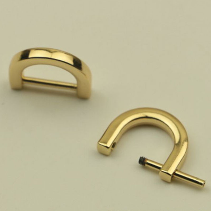 Móc Khóa Chữ D 1.2 / 1.5cm Bằng Kim Loại