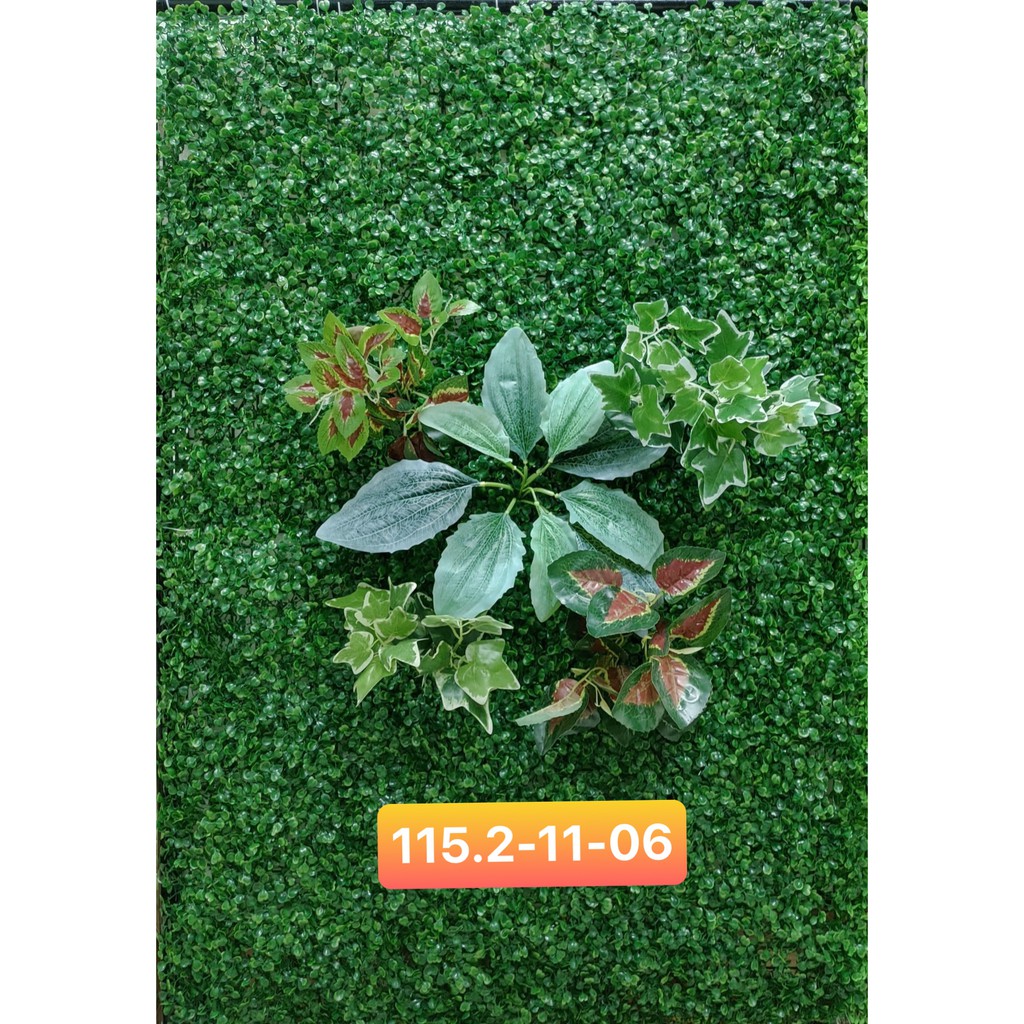 Tường cây giả trang trí - Tấm cỏ nhựa - Xà lách xoong