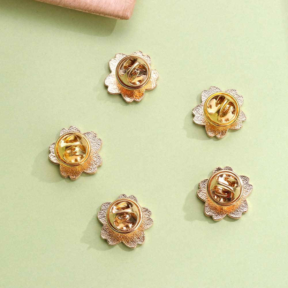 SUMU Set 5 Ghim Cài Áo Hình Hoa Anh Đào Hoạt Hình