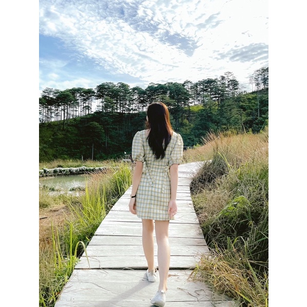 Đầm caro Fabric Holic