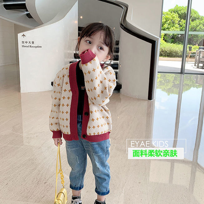 Áo Khoác Cardigan Xinh Xắn Thời Trang Dành Cho Bé Gái