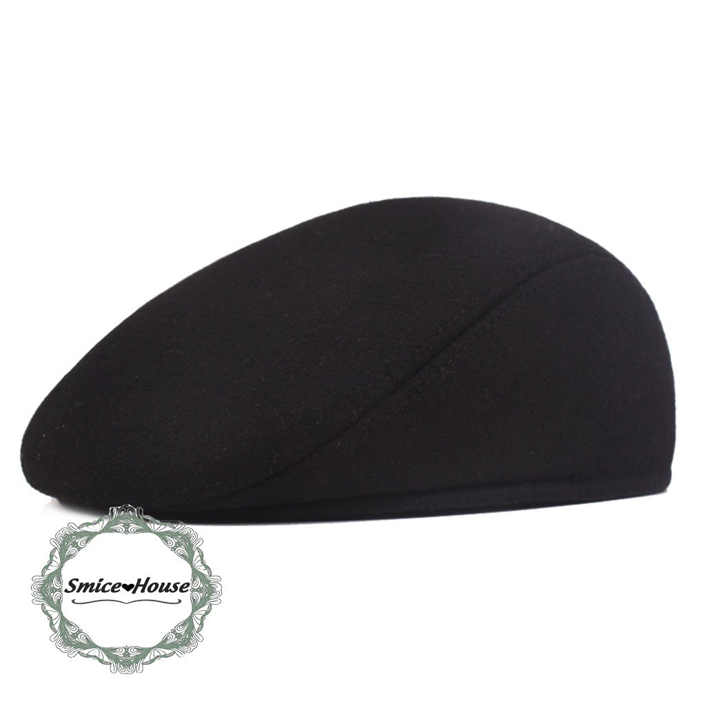 Nón beret mỏ vịt nam mũ nồi nam vải dạ nỉ cao cấp dành cho người lớn tuổi form chuẩn đẹp