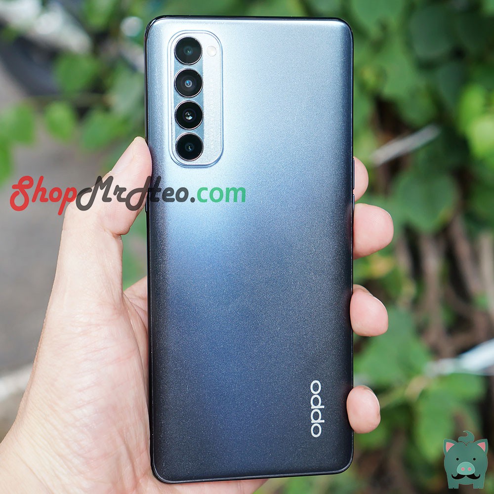 Skin Dán Mặt Sau Lưng Vân 3D OPPO Reno4 - Reno 4 Pro - Reno4 Pro - Carbon, Hình Hộp, Nhám, Vân Da