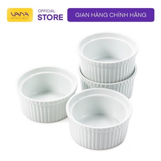 KHUÔN RAMEKIN SỨ TRẮNG