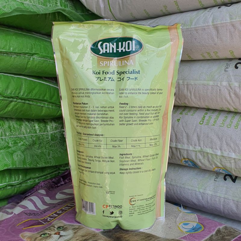 Phao Câu Cá Koi Spirulina 1kg Chất Lượng Cao Chuyên Dụng