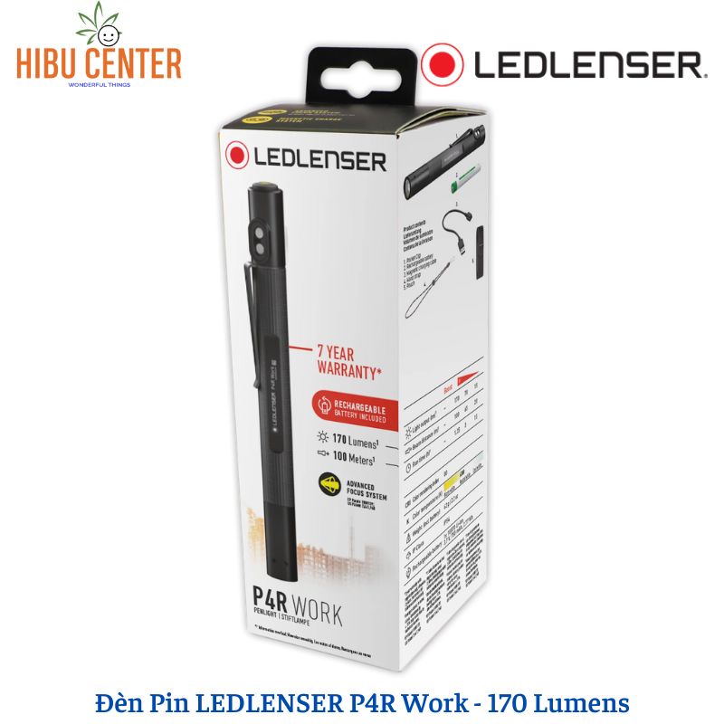 Đèn Pin Bỏ Túi LEDLENSER P4R Work - 170 Lumens