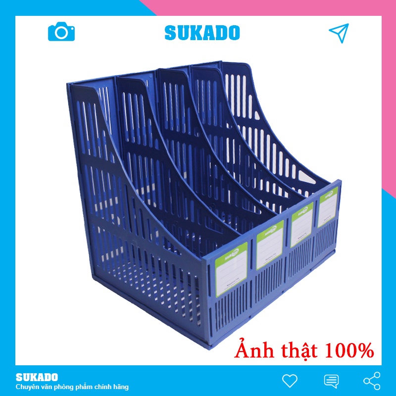 Kệ rổ 3 ngăn 4 ngăn Xukiva đựng tài liệu để bàn SUKADO