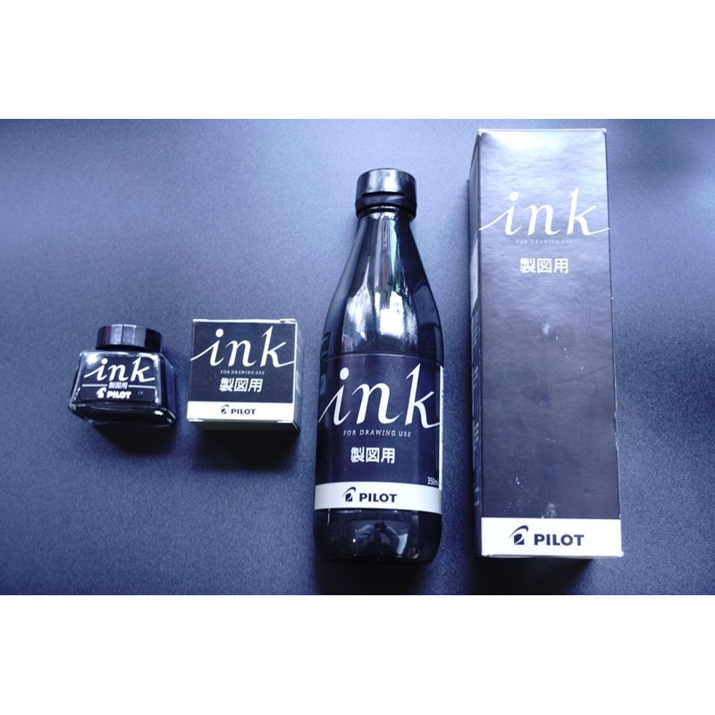 Mực vẽ manga Pilot Drafting Ink - Đen (Black) - 30ml/350ml