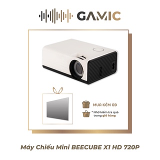 Máy chiếu mini beecube x1 full hd 720p - máy chiếu gia đình tích hợp wifi - bluetooth - hdmi