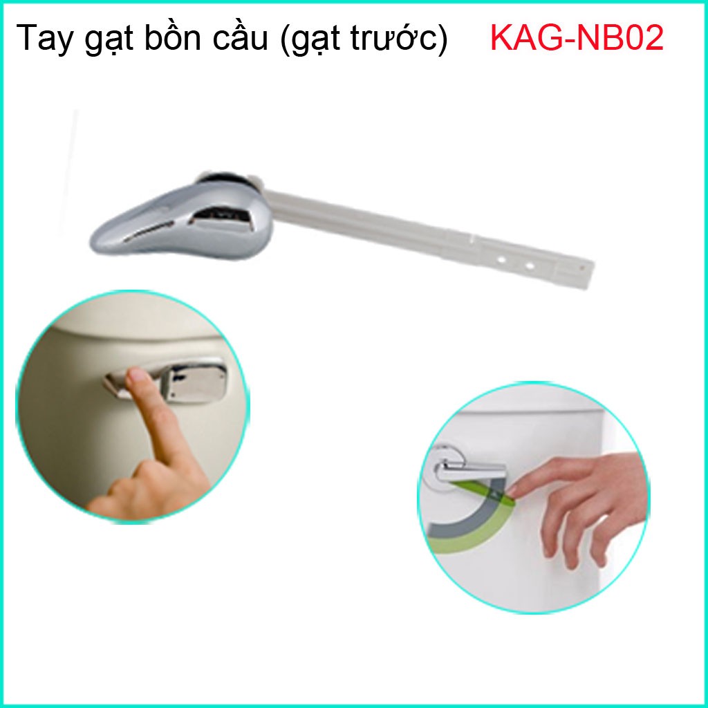 Tay gạt bồn cầu, Tay gạt dùng bàn cầu gạt trước KAG-NB02