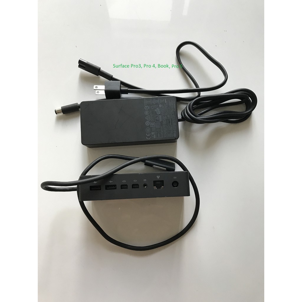 Chân đế cắm Surface Dock 2, 1 cho Pro 7,6,5,4,3,X, Book, Laptop, Go, Microsoft Docking Station