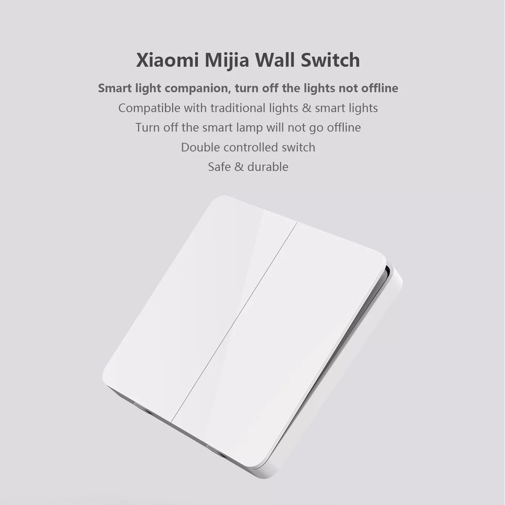 Công tắc thông minh Xiaomi Mijia 1/2/3 nút gắn tường chất lượng cao