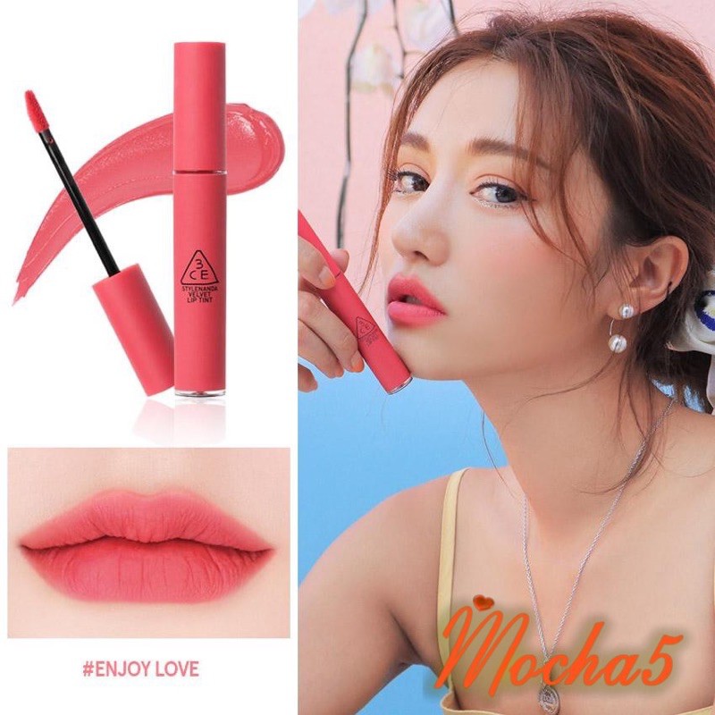 SON 3CE VELVET LIP TINT ENJOY LOVE – SẮC HỒNG NUDE