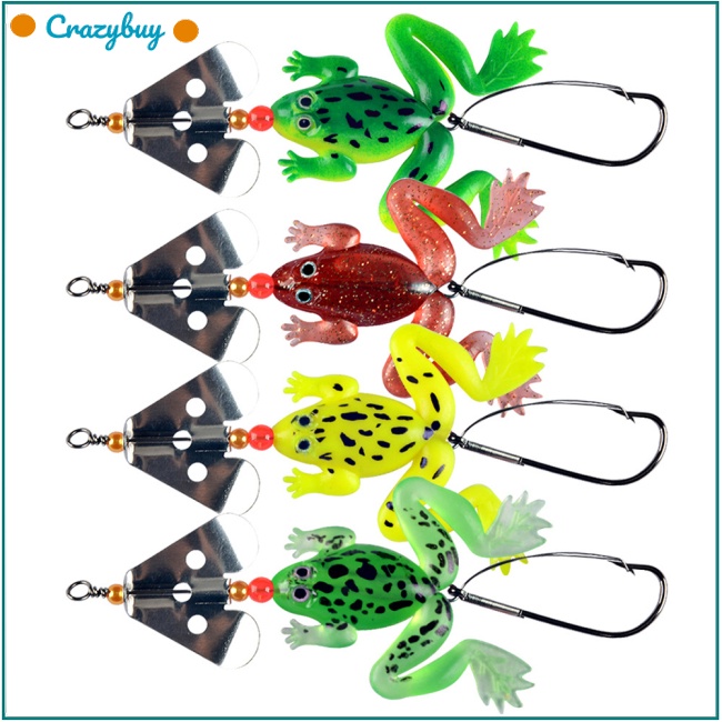 Cr Mồi Câu Cá Giả Hình Ếch 9cm 6g