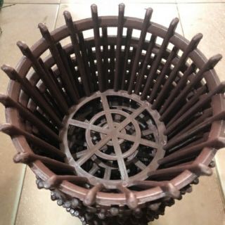 sỉ 10 chậu nhựa trồng lan rộng 20cm