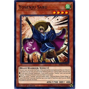 Thẻ bài Yugioh - TCG - Yosenju Sabu / RIRA-EN009'