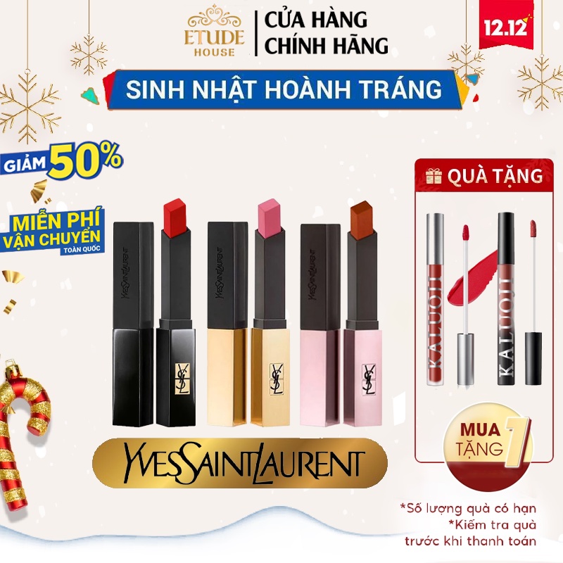 Son YSL The Slim Rouge Pur Couture hot 2021 siêu phẩm mới dành cho mùa hè