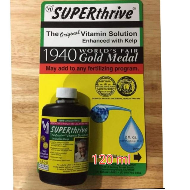 Superthrive lọ 120 ml-Mỹ -50 loại thuốc kích thích