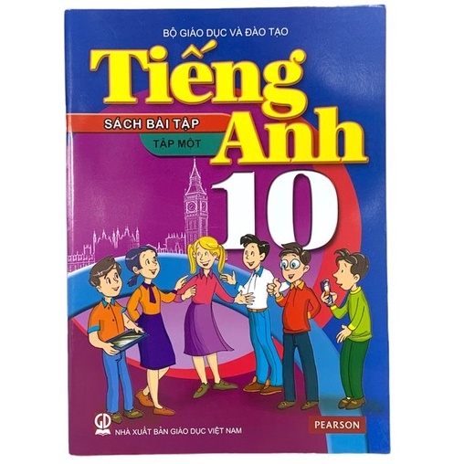 Sách - Combo Tiếng Anh lớp 10 (sách bài tập) tập 1 + tập 2.