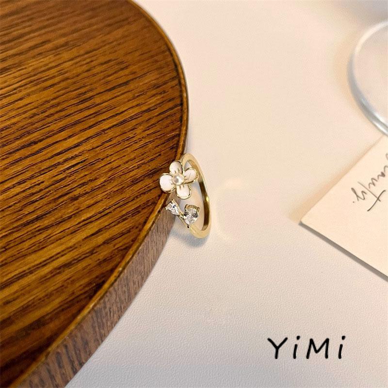 Nhẫn Hở Trang Trí Hình Cánh Hoa Phong Cách Nhật Bản Thời Trang Cho Nữ