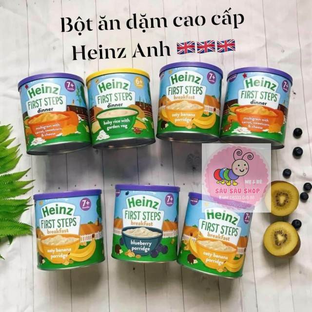 Bột ăn dặm Heinz Anh 200g [Giao Siêu Tốc]