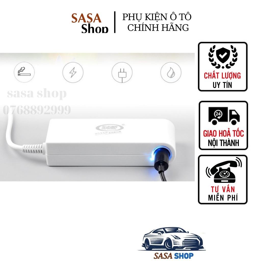 Bộ chuyển đổi nguồn từ 220V sang 12V-10A công suất 120W đầu ra dạng chân tẩu ô tô màu trắng