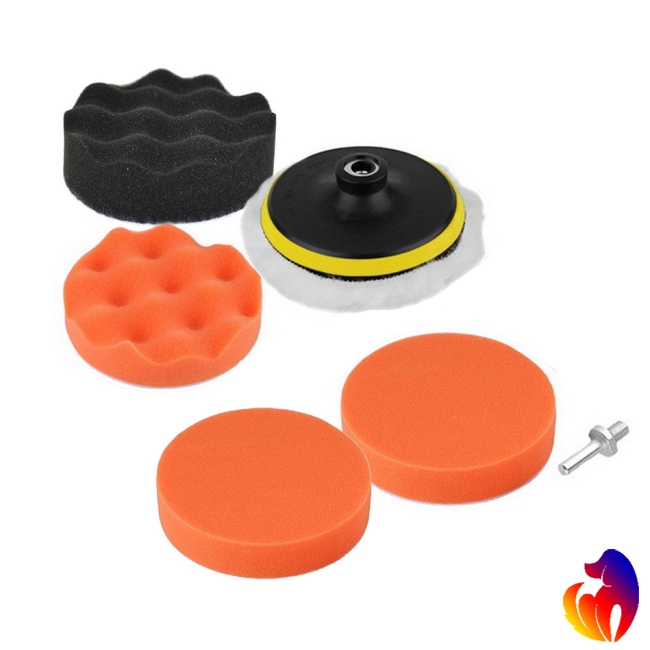 Blackhole Bộ Xốp Đánh Bóng Xe Hơi 3/4/5 Inch M10 - Bộ 7 Cái